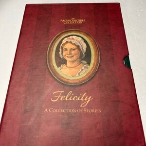 American Girl "Felicity" Book Collection Slipcase - Red